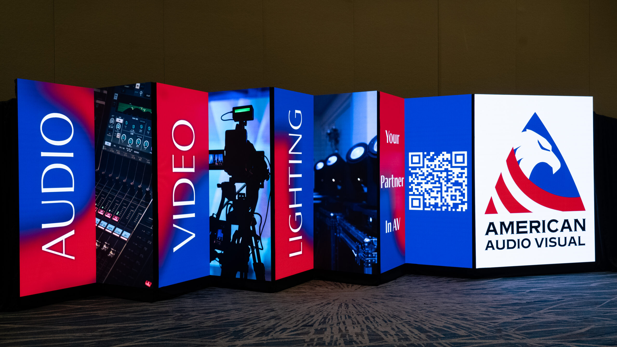 Trade Show Booth LED Wall