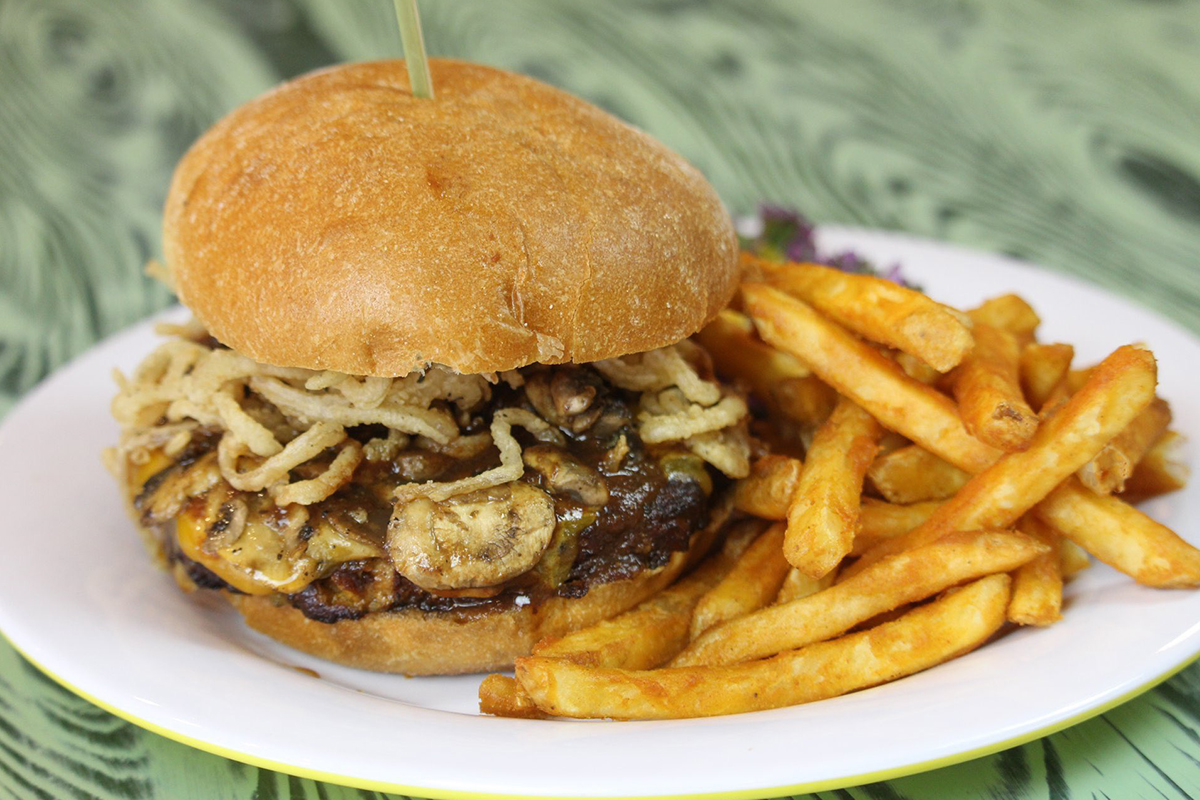 vegetarian black bean burger