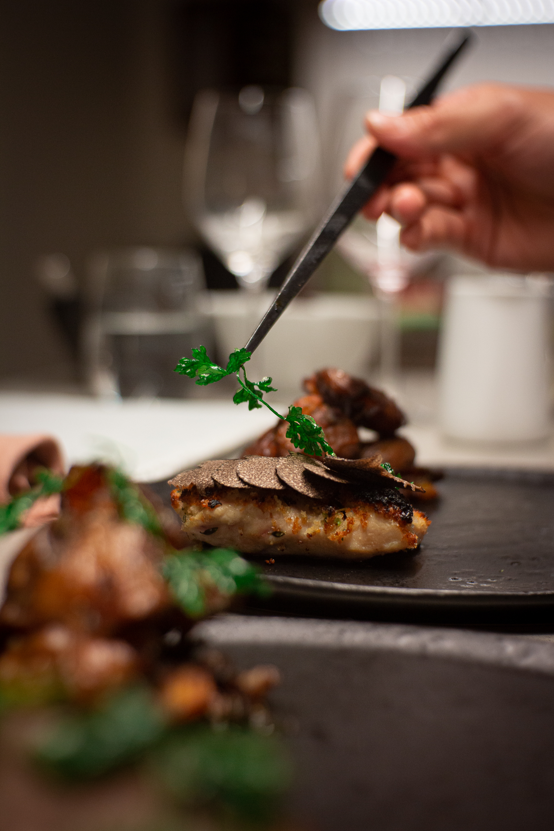 Plated Gourmet Dish