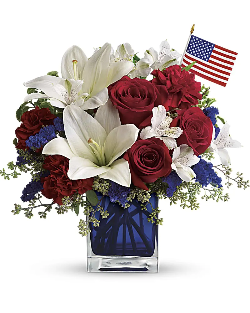 America The Beautiful by Teleflora Flower Bouquet