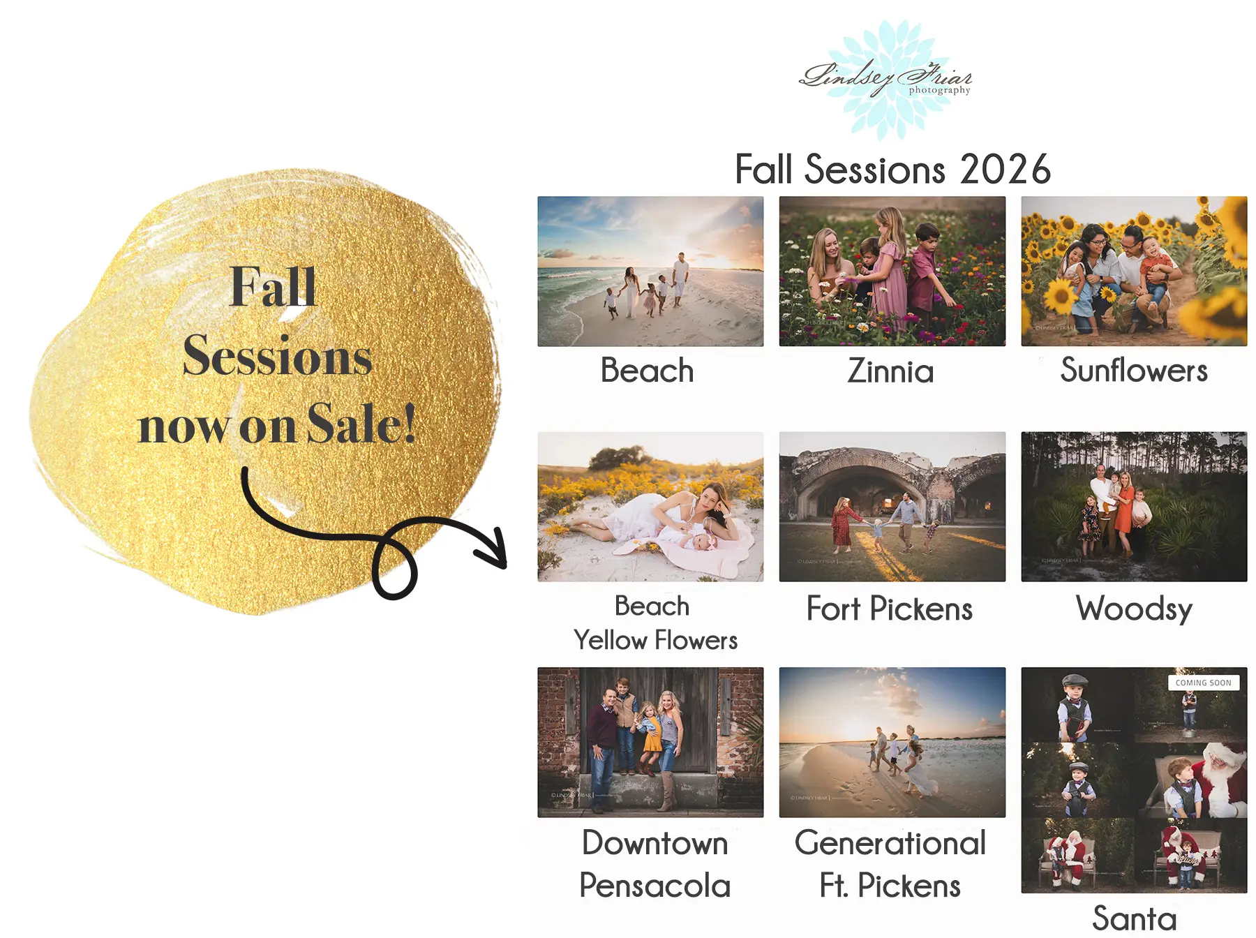 fall schedule 2026 for Pensacola FL