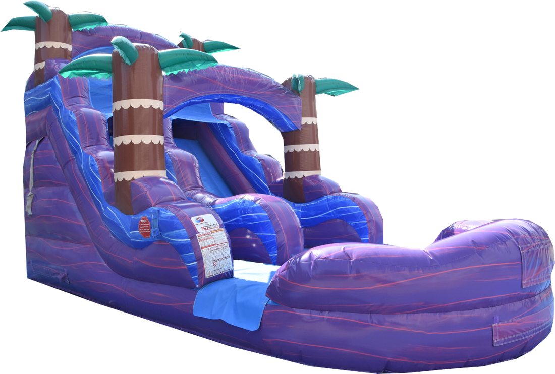 Purple Hurricane Water Slide