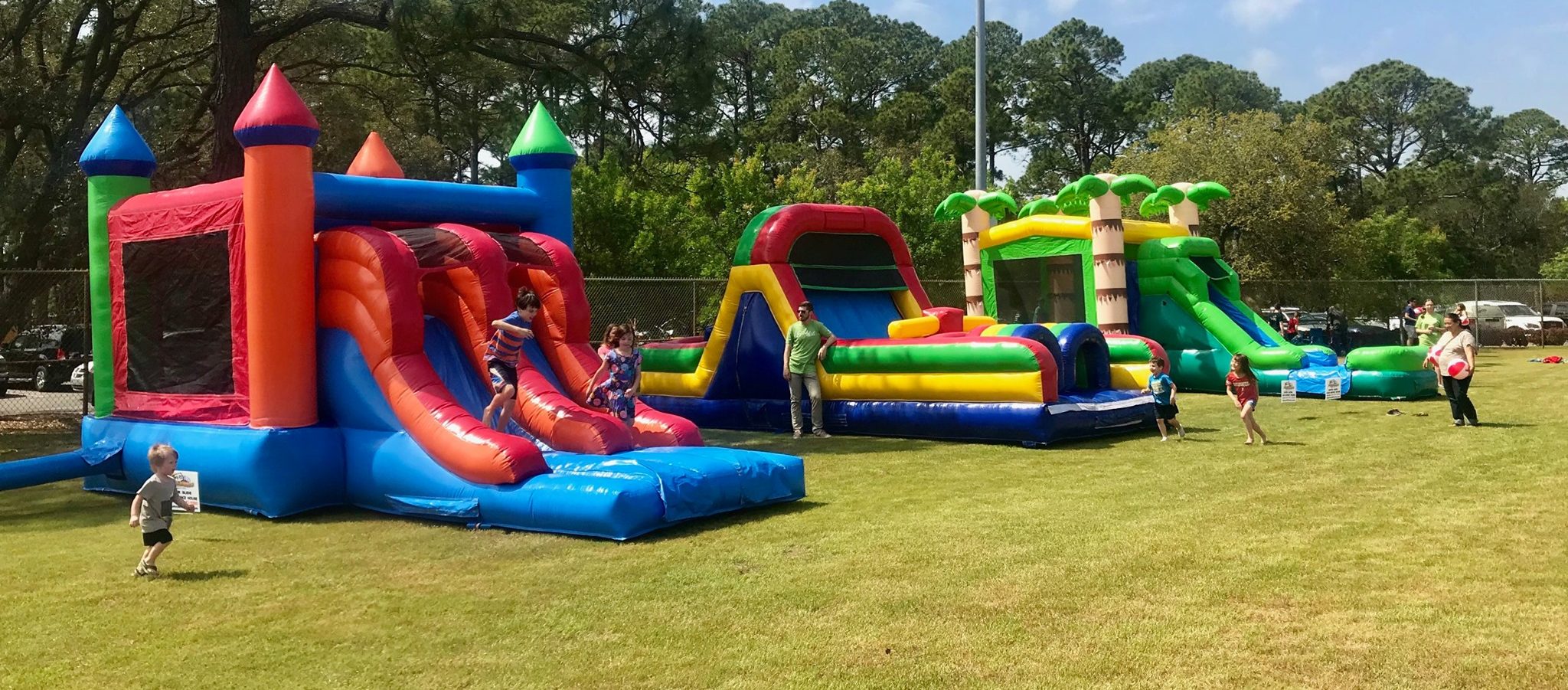 Three inflatables Setup