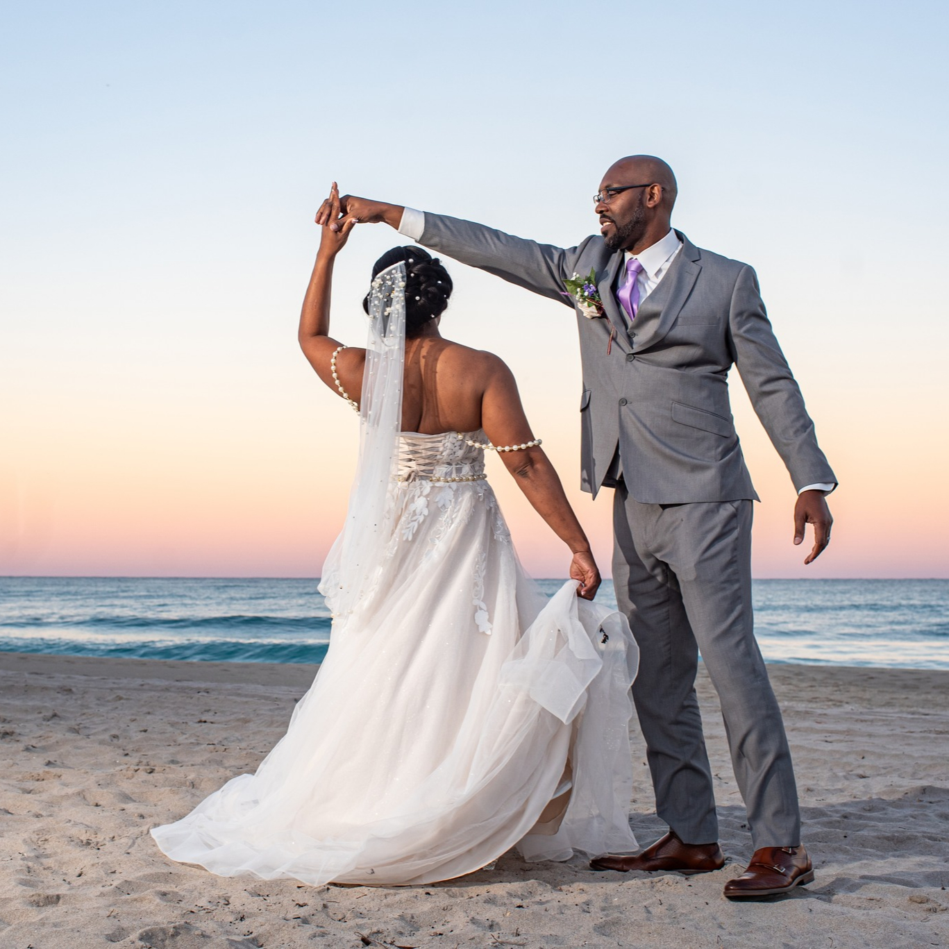 MEXICO_MEXICO Destination wedding photography and Videography, We travel to you. Sunset wedding image of the bride and g