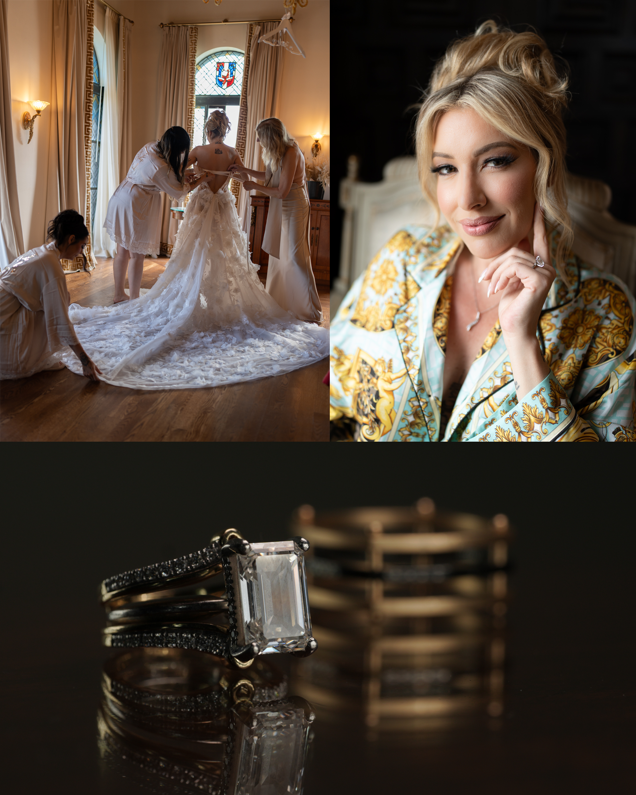 Bride jewelry, wedding shoes, and elegant detail photography in Florida - 3