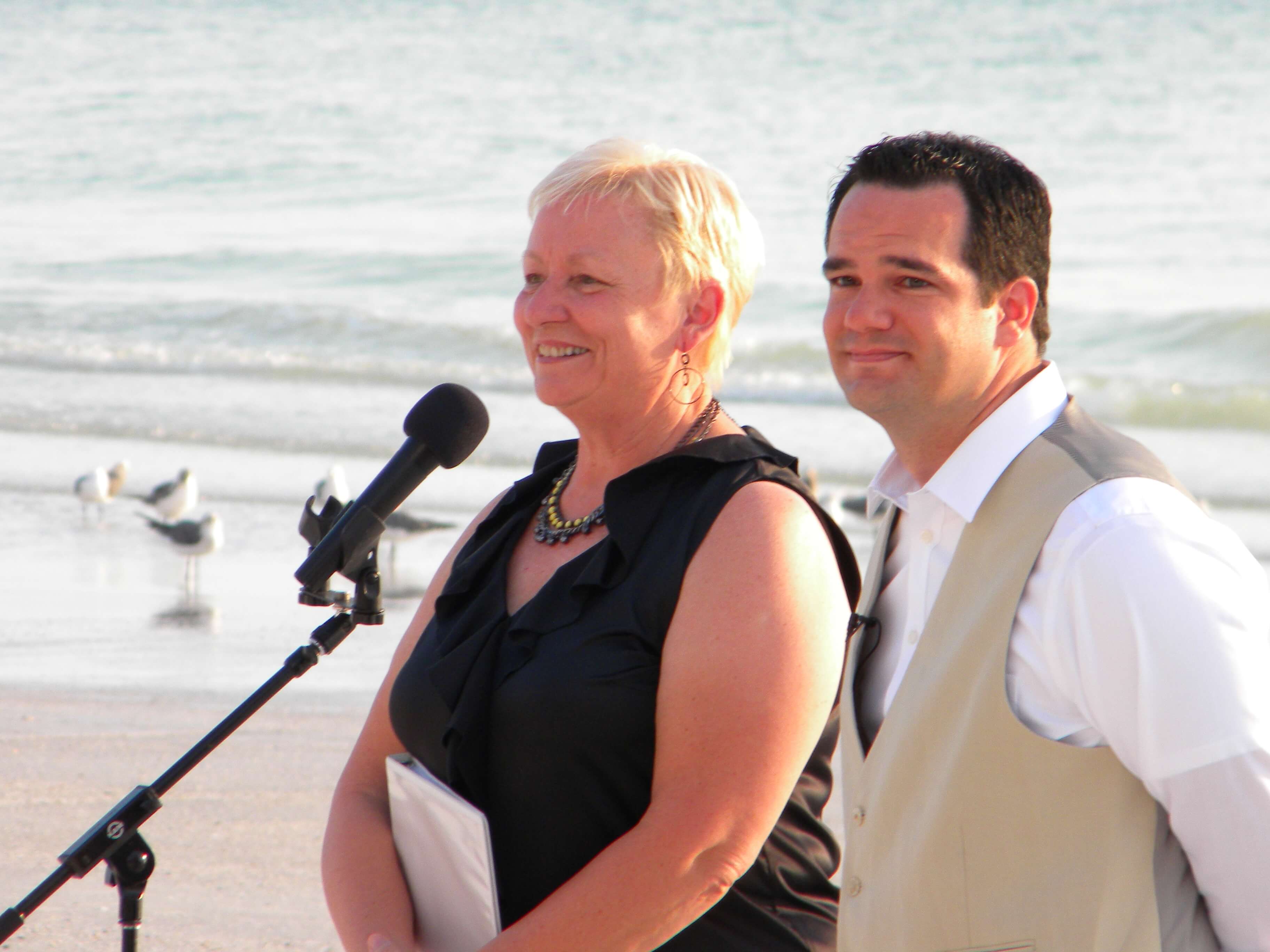 Eileen and the groom