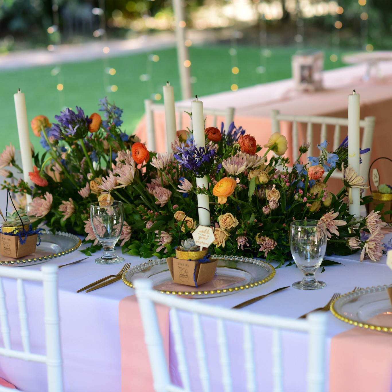 jewel toned wedding floral centerpieces