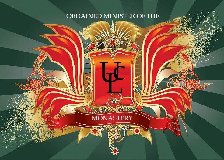 Ordained Minister of the Universal Life Church Crest