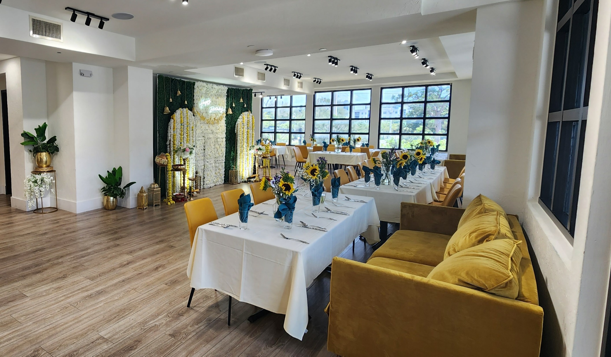 Event Hall at Turmeric Indian Restaurant, Sarasota