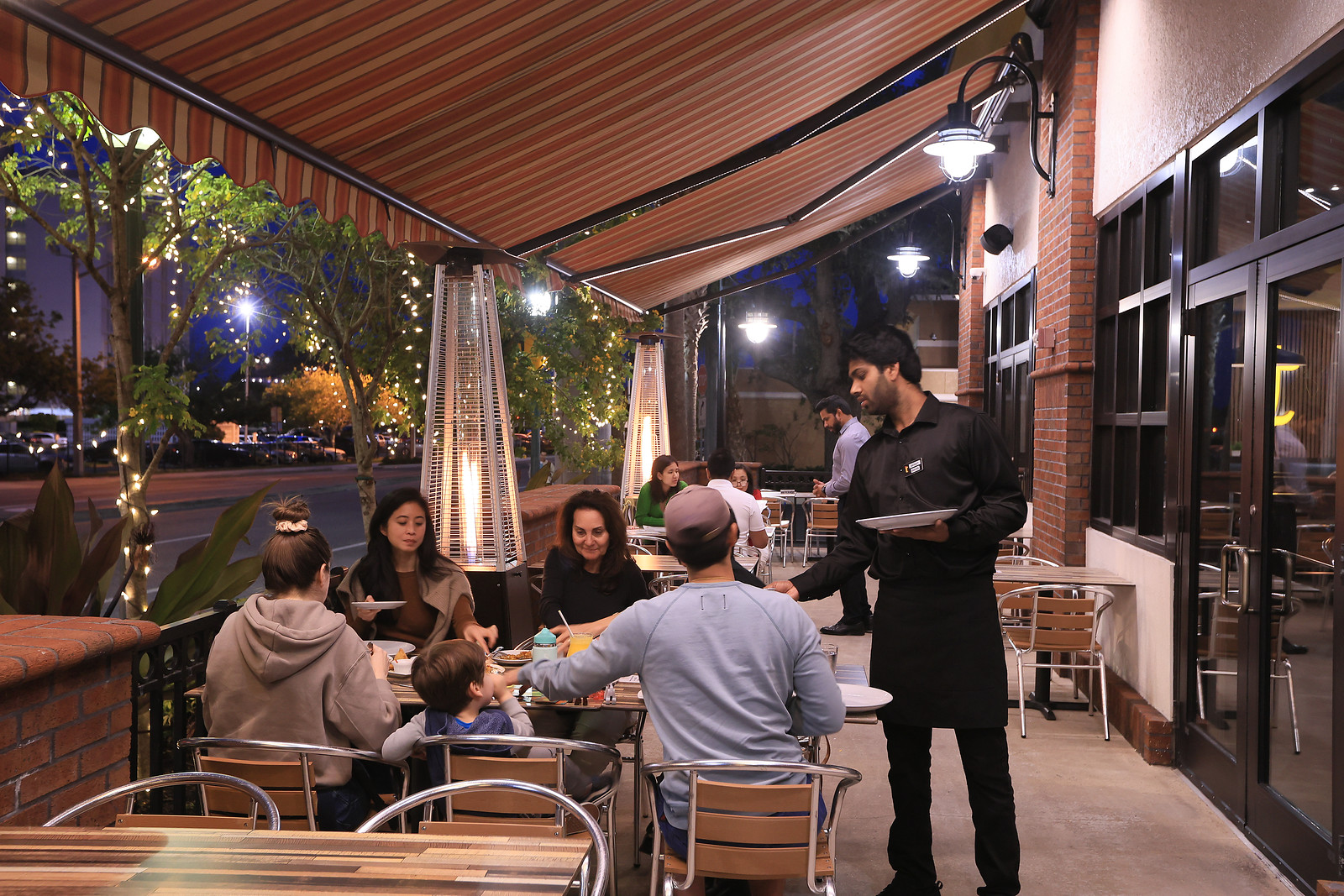 Customers at Turmeric Indian Restaurant, Sarasota