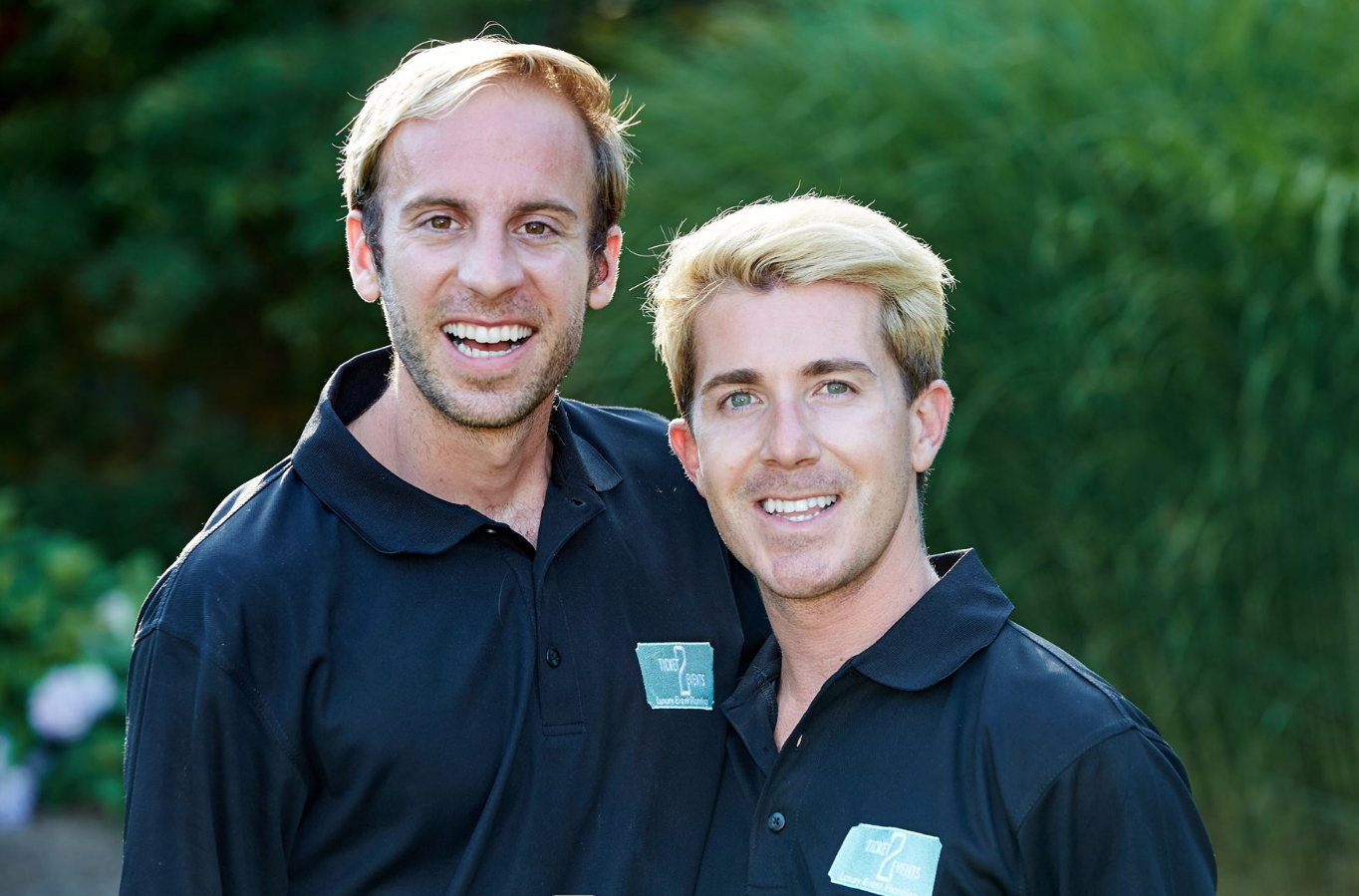 Brian Kelly and Sean Koski of Ticket2events