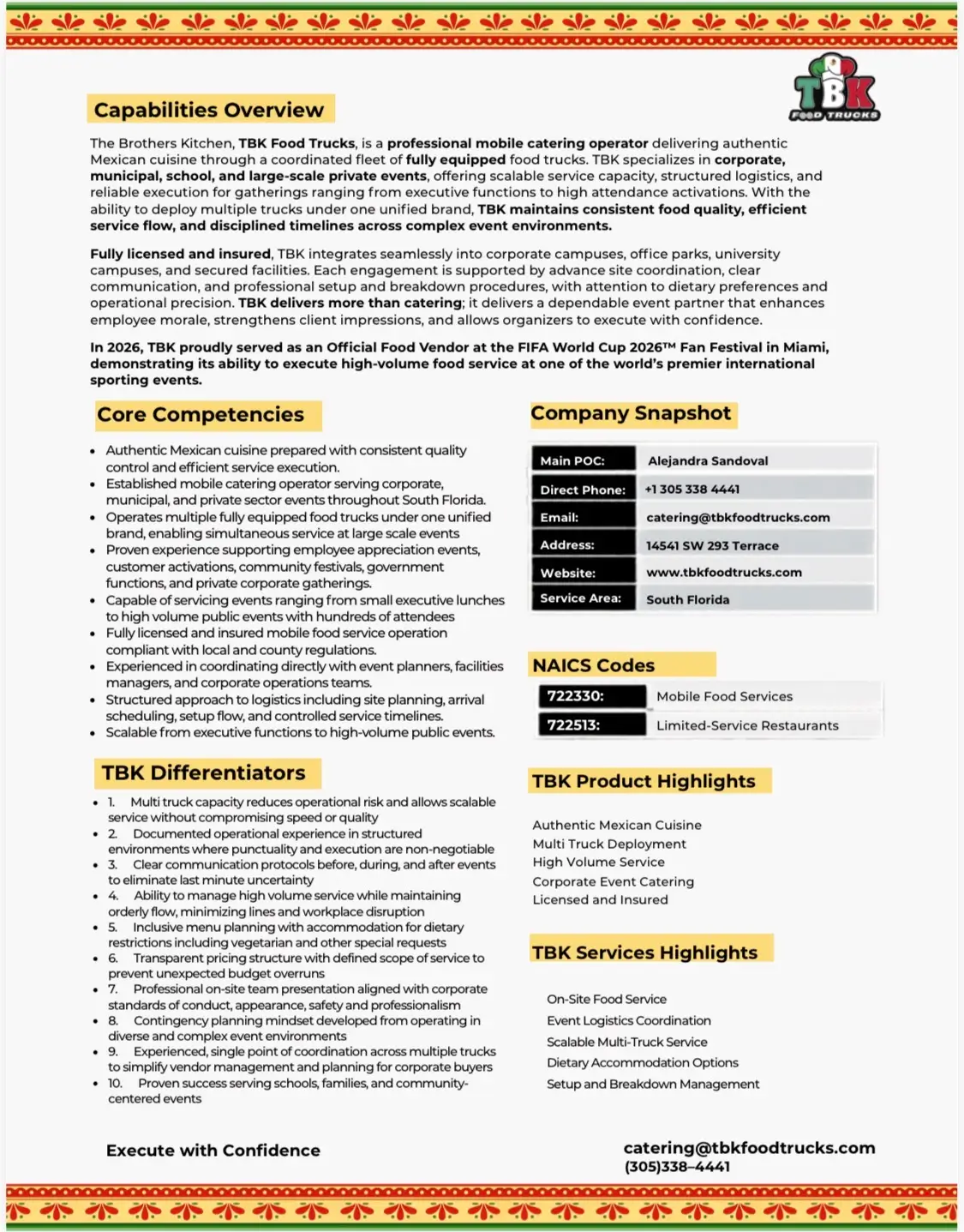 capability statement
