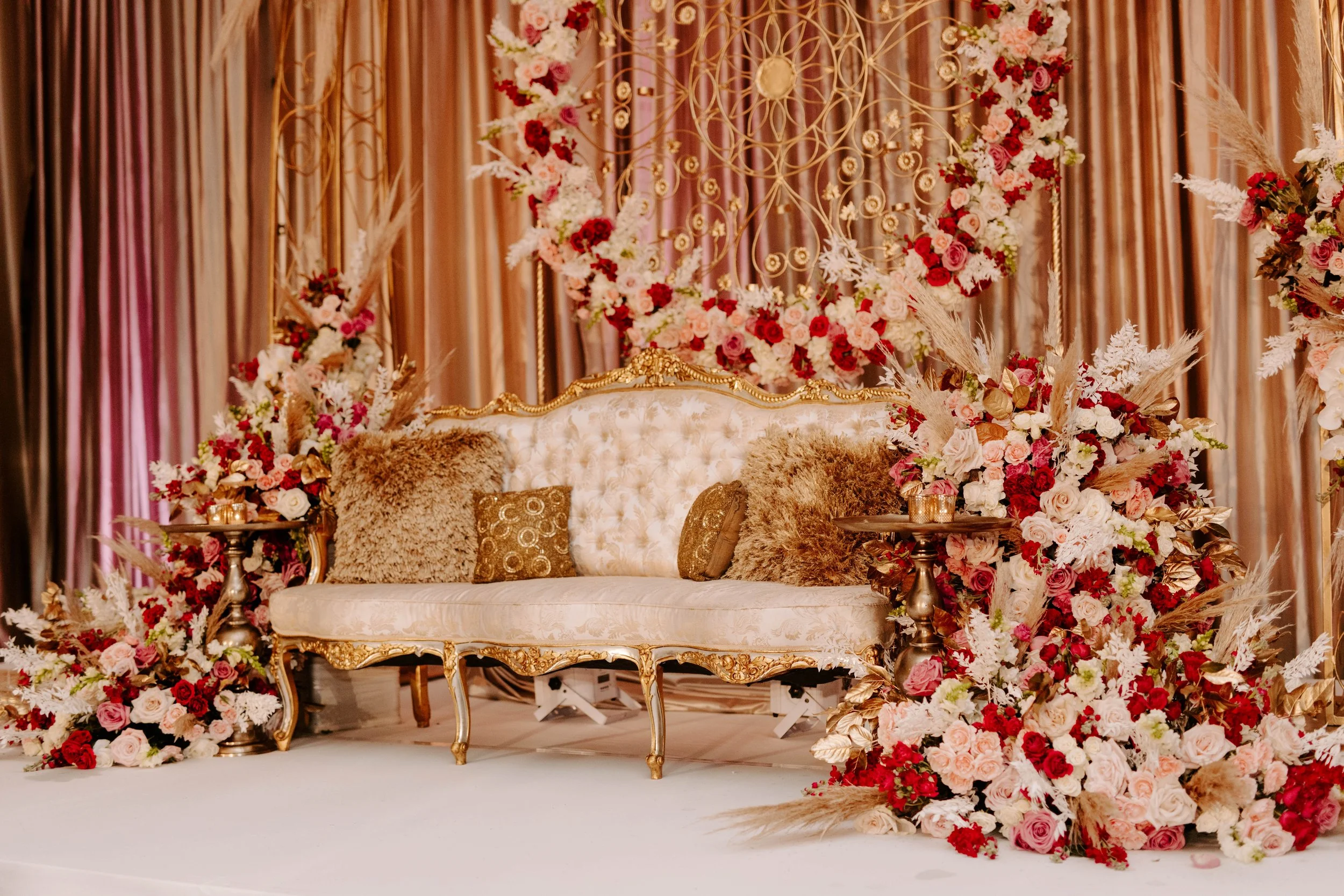 Indian Wedding Reception Decor Tampa