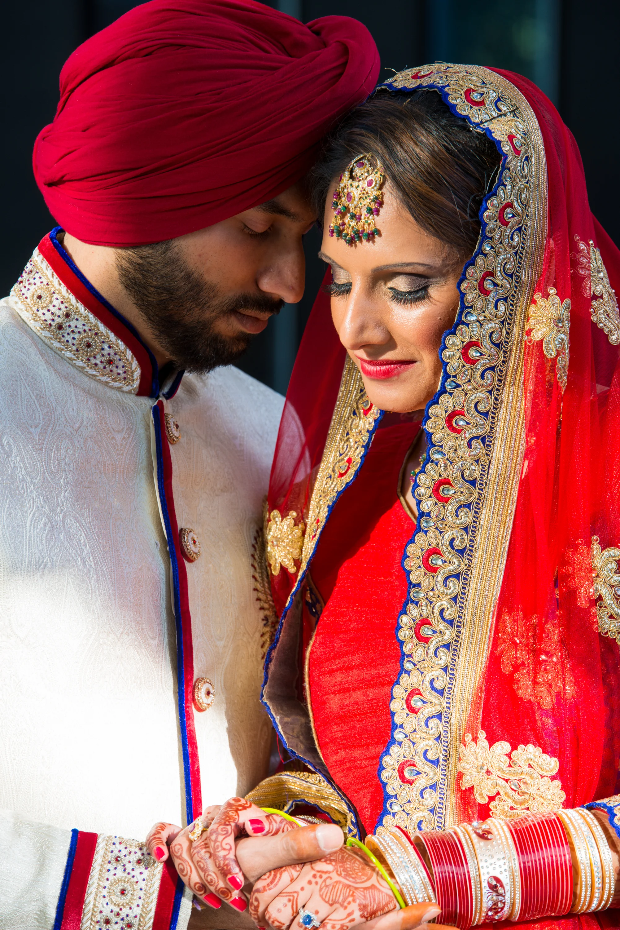 South Asian Wedding First Look