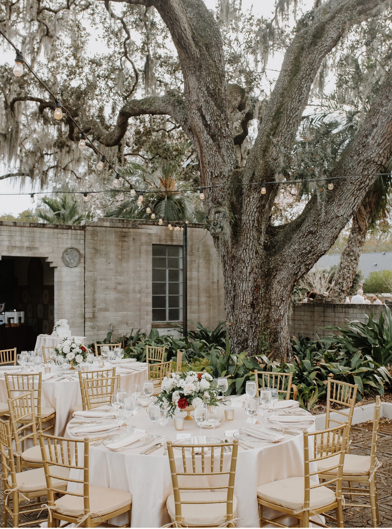 Classic Reception set up at Maitland Art Center