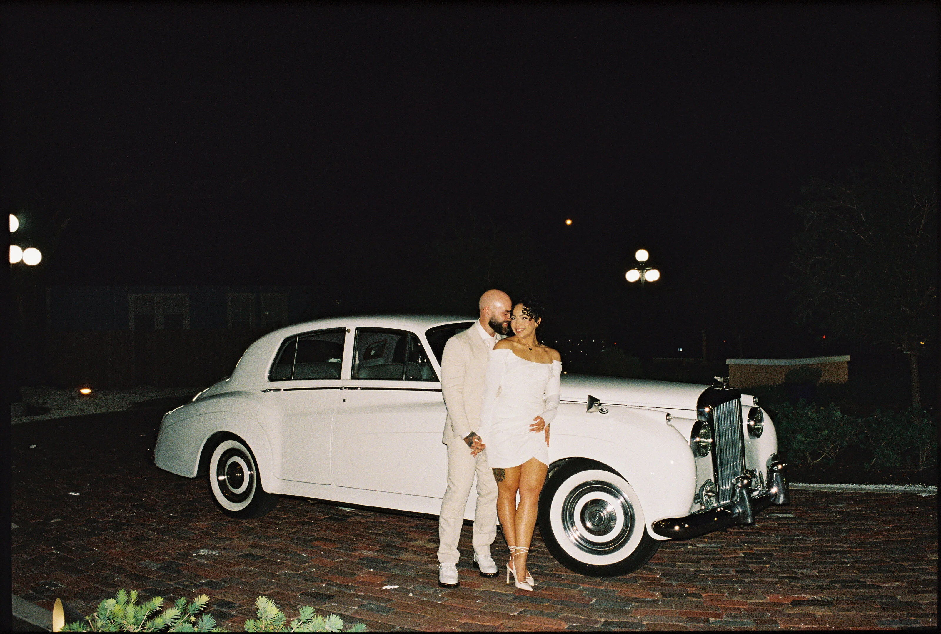 Vintage classic wedding car wedding coordinated by Day of Details