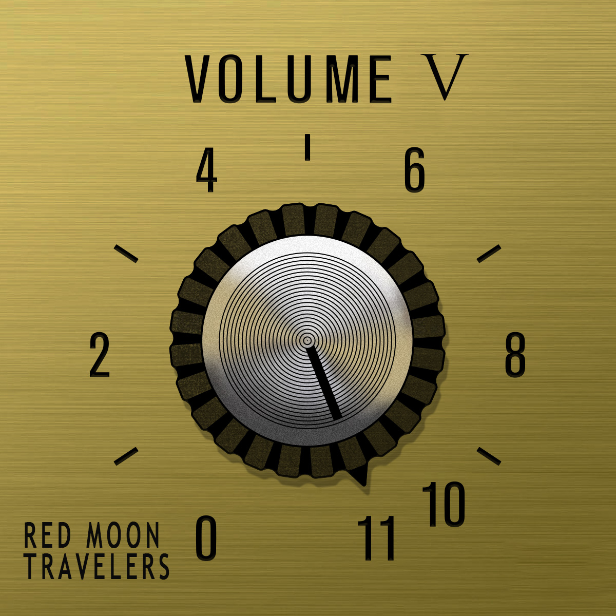 Album cover for "Volume V" by Red Moon Travelers