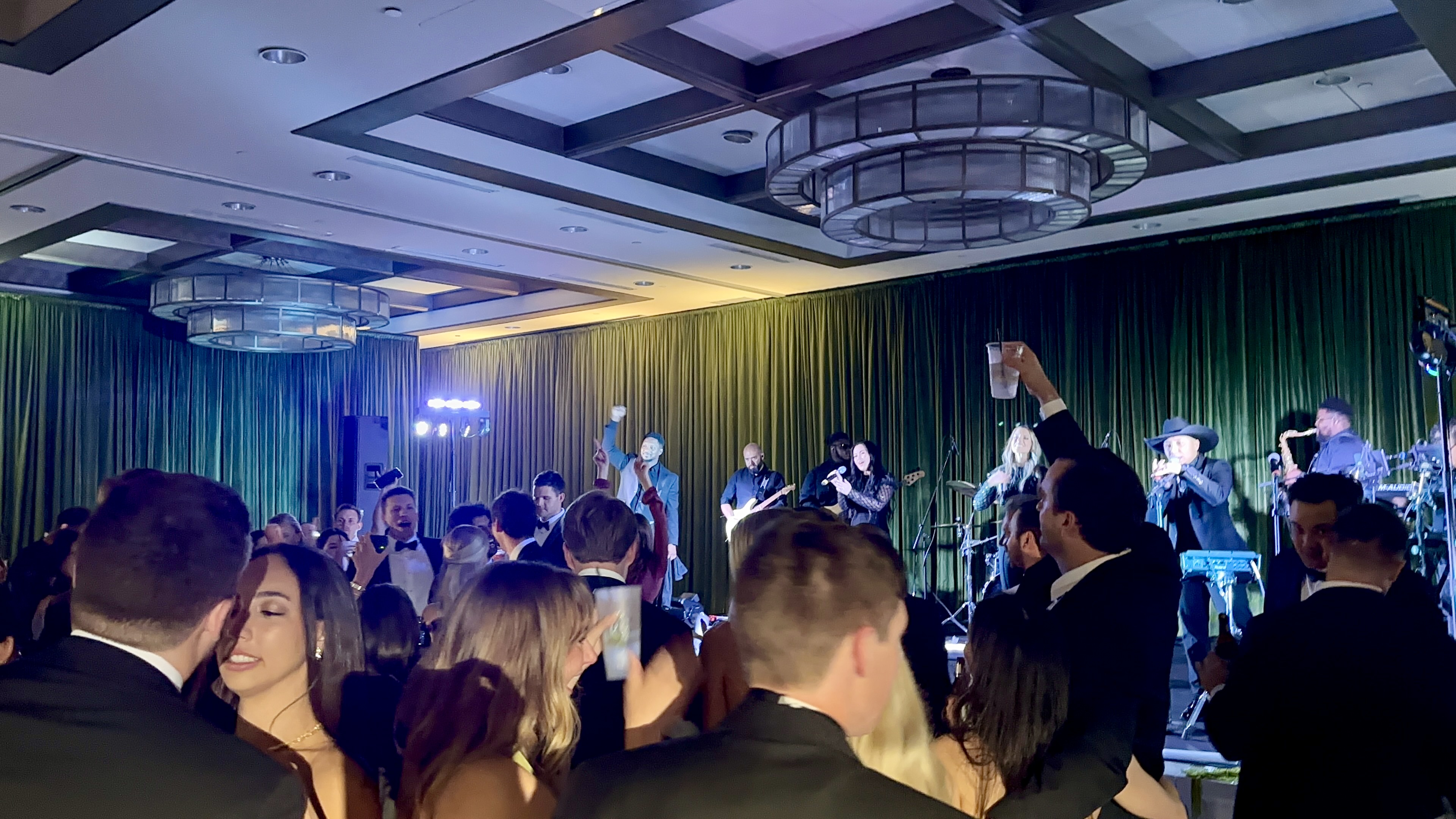 Luxury wedding at Alfond Inn Winter Park with Paradigm Party Band wedding band