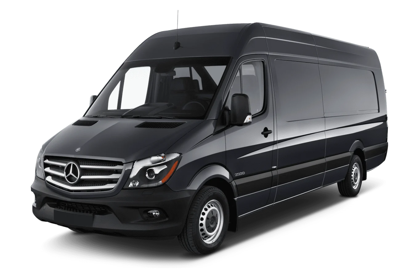 Mercedes Sprinter van for group airport transportation in Miami