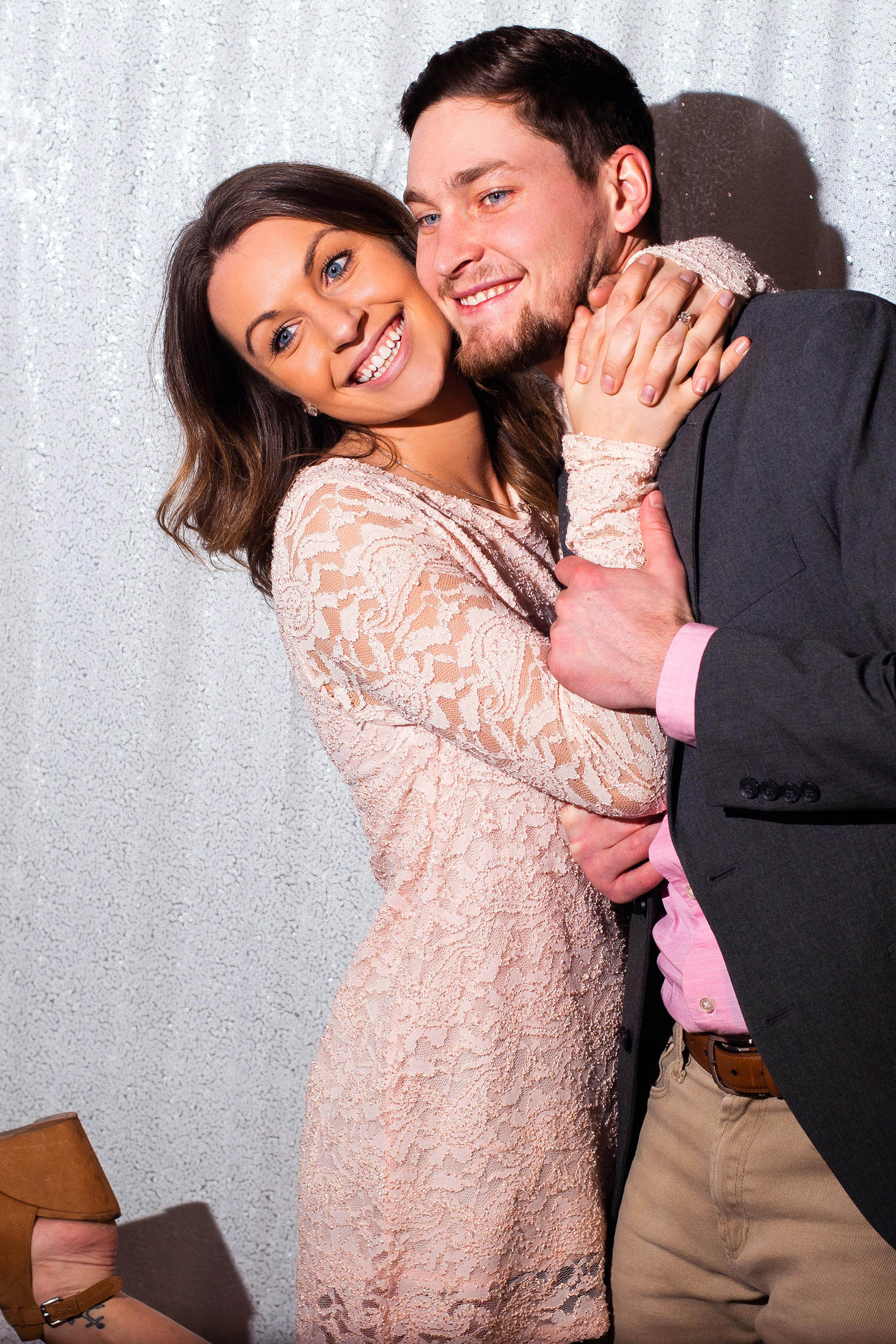 Couple in Photo Booth