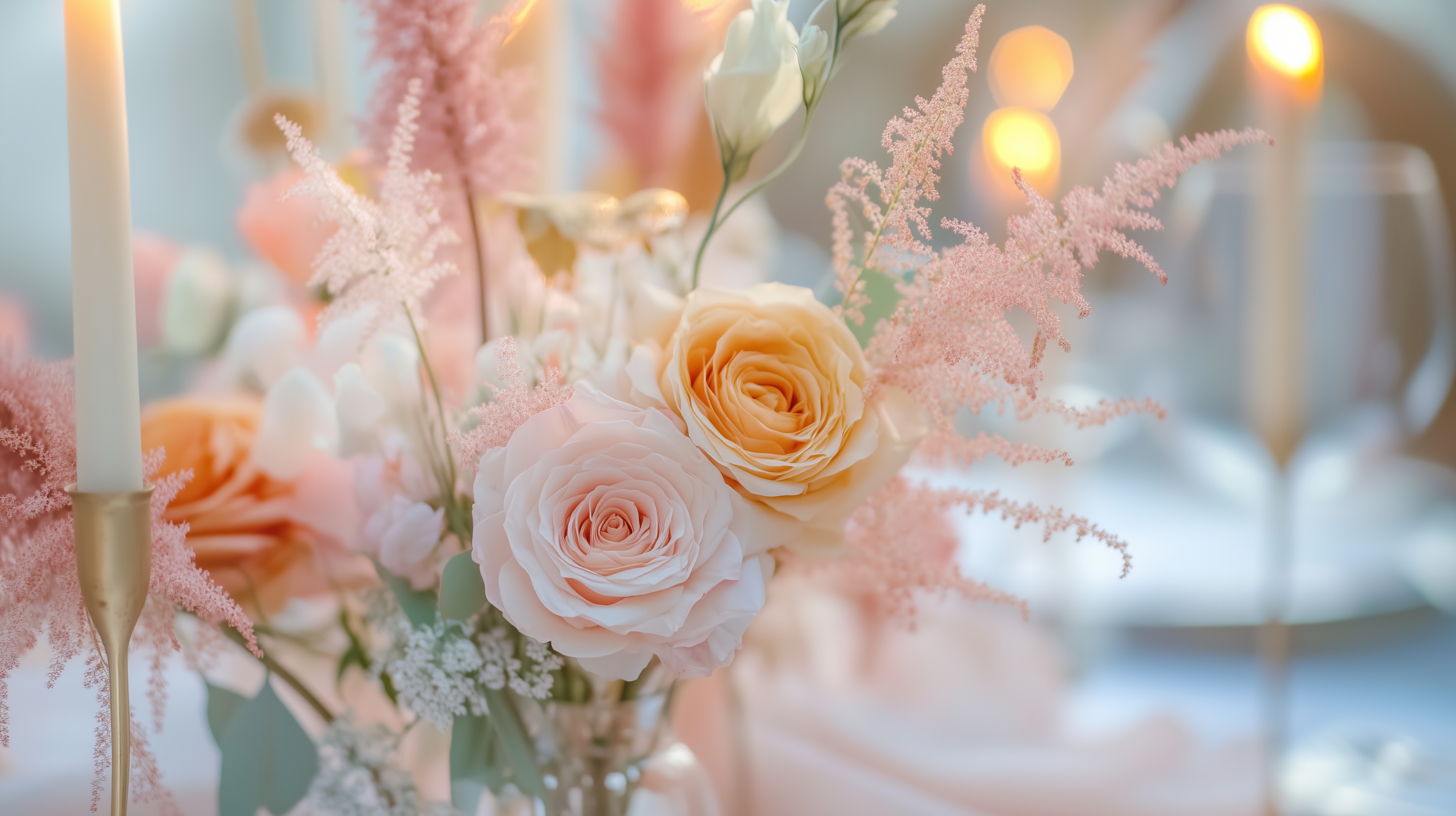 Elegant Floral Table Setting