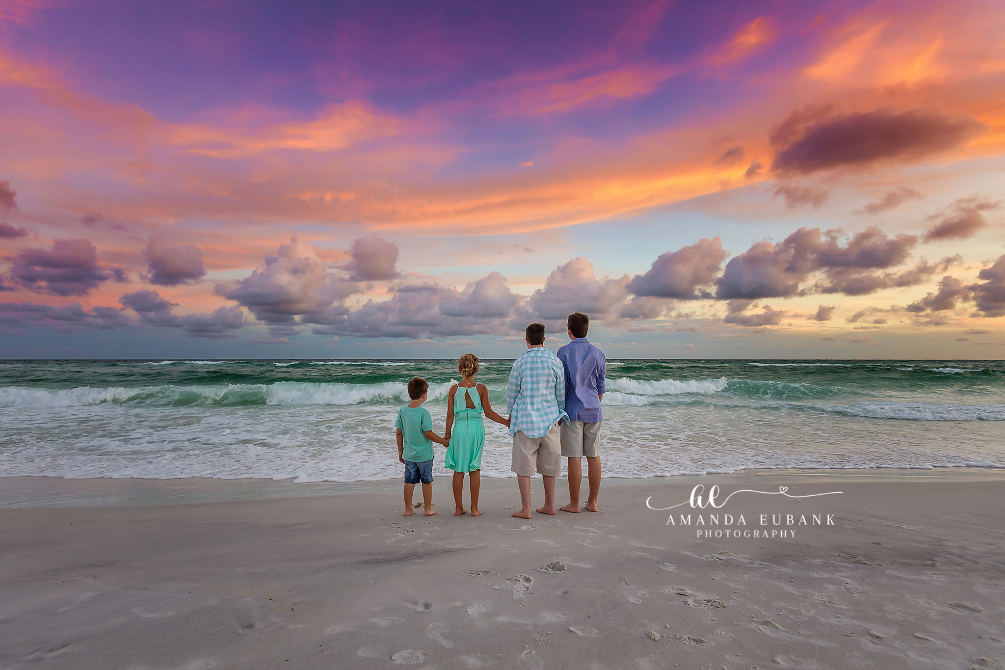 Soft pastel dune portrait of the Carter teen after the storm cleared at Destin.